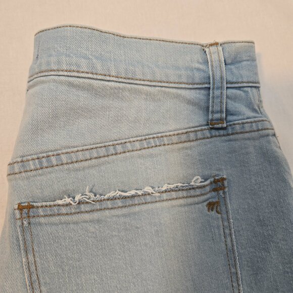 MADEWELL Festival Stretchy Distressed Hi-Rise Raw Hem Short Size 28 New NO Tags! - Picture 8 of 16